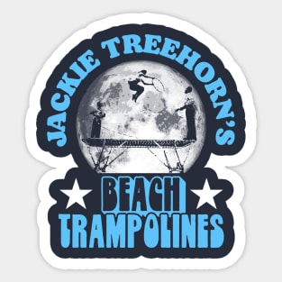 Jackie Treehorn's Beach Trampolines Funny Lebowski Sticker